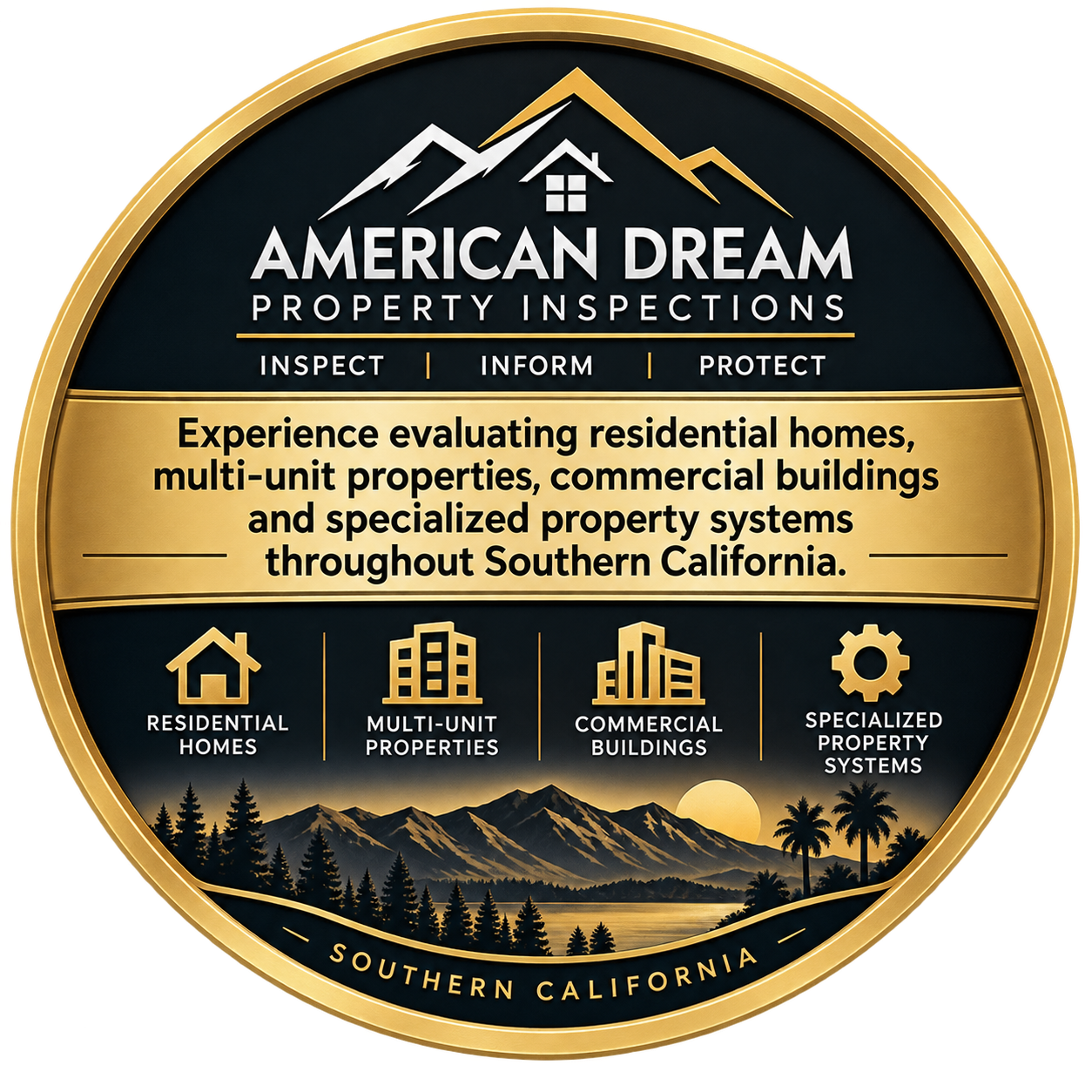 American Dream property inspection services badge
